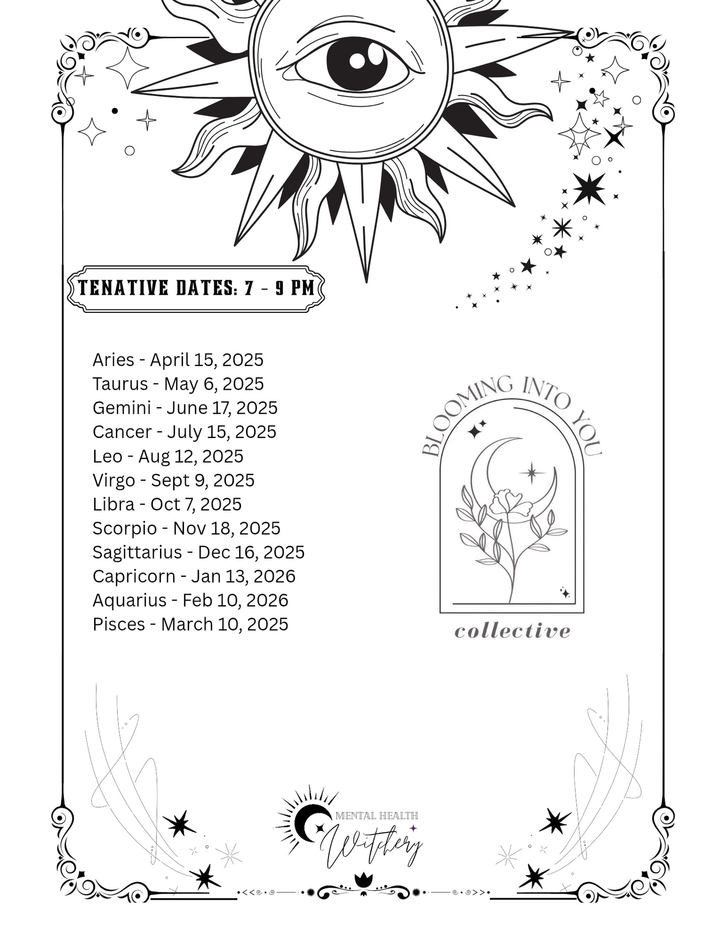 Inner Child Grimoire - Drop In - please write in order instruction if zoom or in person 🩷 June 17