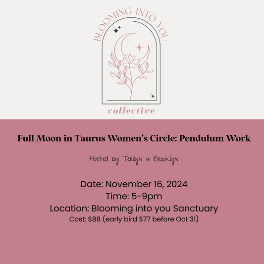 Full Moon in Taurus Women’s Circle: Pendulum Work